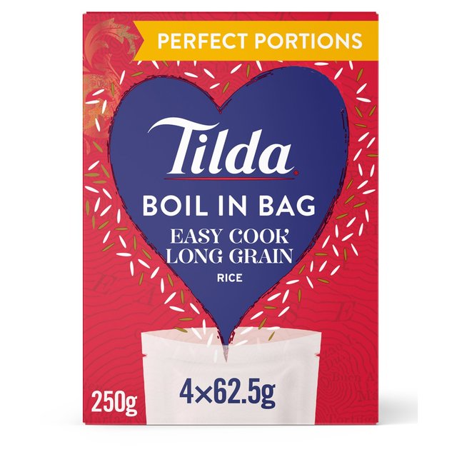 Tilda Boil in the Bag Long Grain Rice, 250g
