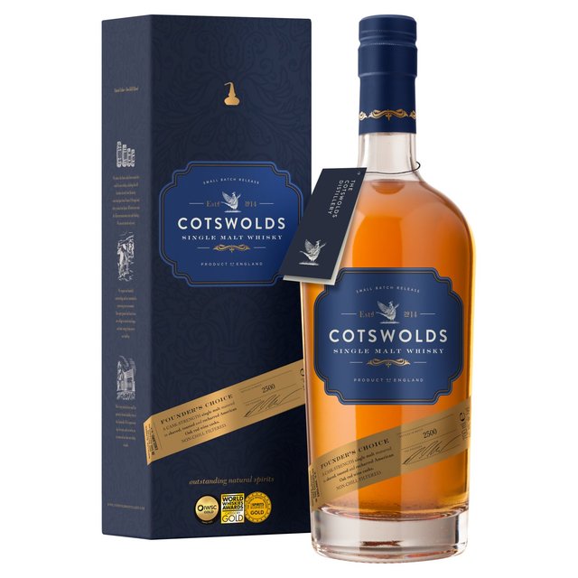 Cotswolds Distillery Founders Choice Single Malt Whisky, 70cl
