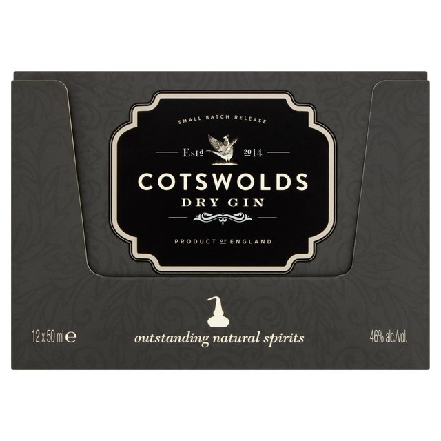Cotswolds Distillery Gin Miniatures, 12 x 5cl