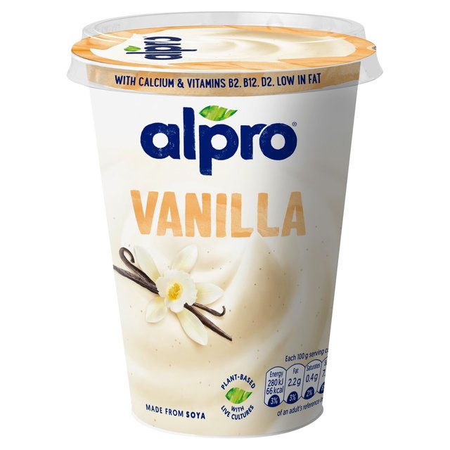 Alpro Vanilla Yoghurt Alternative, 500g