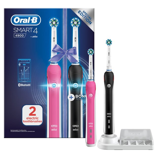 Oral B Smart 4 Electric Toothbrush Pro 4900 Duo