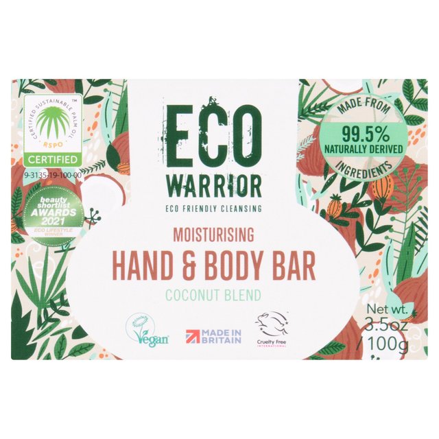 Eco Warrior Hand & Body Bar, 100g