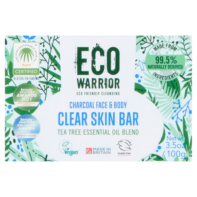 Eco Warrior Clear Skin Bar, 100g