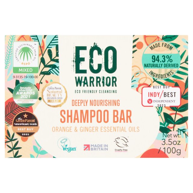 Eco Warrior Shampoo Bar, 100g