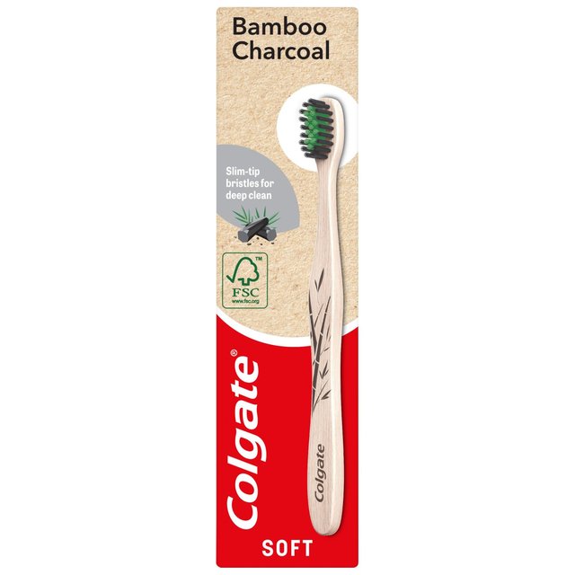 Colgate Bamboo Charcoal Soft Toothbrush, One Size