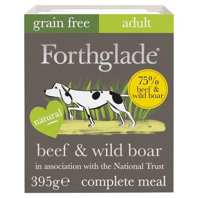 Forthglade Gourmet Beef & Wild Boar With Root Veg & Apple Wet Dog Food, 395g