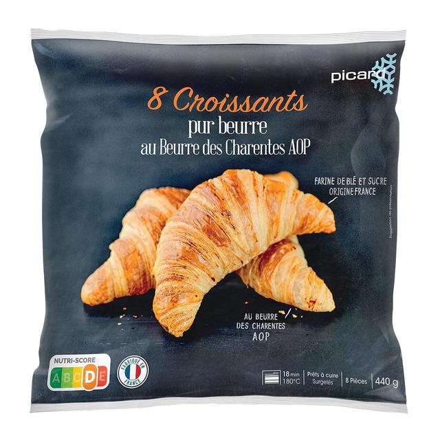 Picard Croissants With Charentes Butter, 8 Per Pack