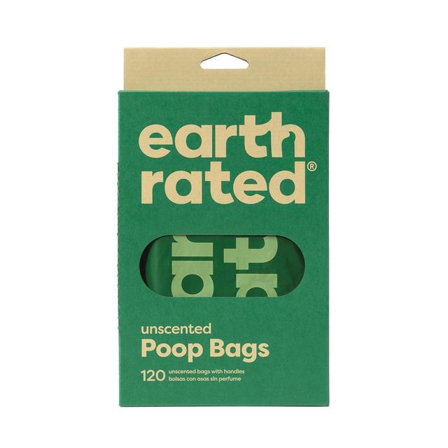 Earth Rated Poop Bags Unscented Tie Handle Bag, 120 per Pack