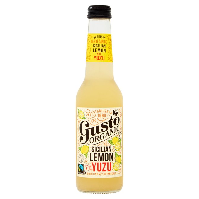Gusto Organic Sicilian Lemon With Yuzu, 275ml