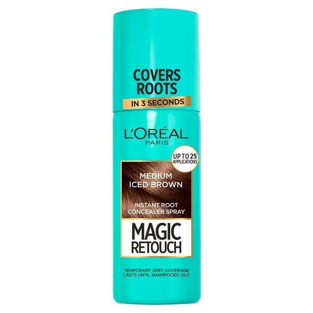 L’Oreal Paris Magic Retouch Instant Grey Root Touch Up Medium Iced Brown, 75ml