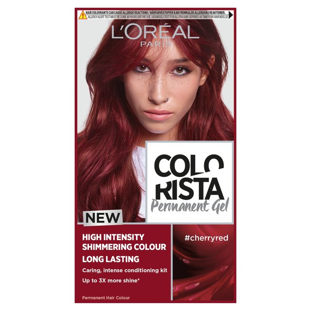 L'Oreal Paris Colorista Cherry Red Permanent Gel Hair Dye ...