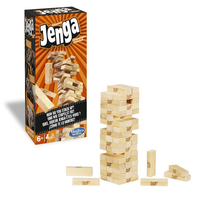 Hasbro Jenga Game, 6 Years+, 6 Years