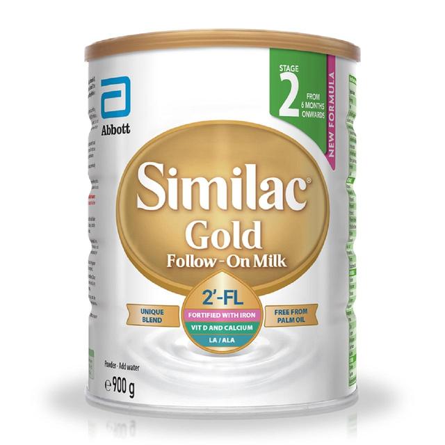 Similac Gold 2 Follow-on Milk Powder, 6 Months, 900g