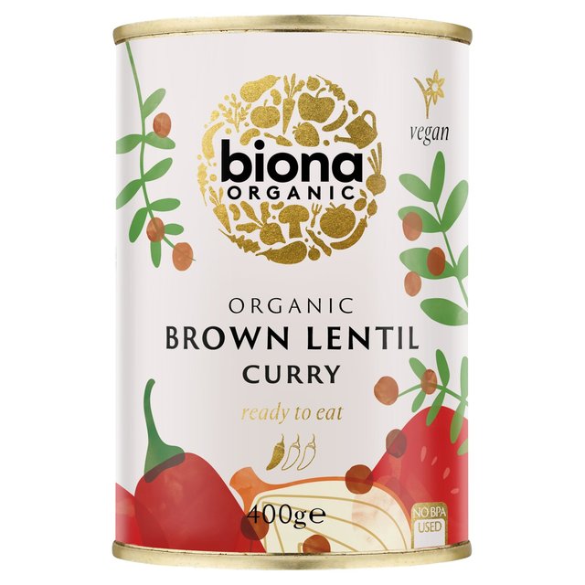 Biona Organic Brown Lentil Curry, 400g