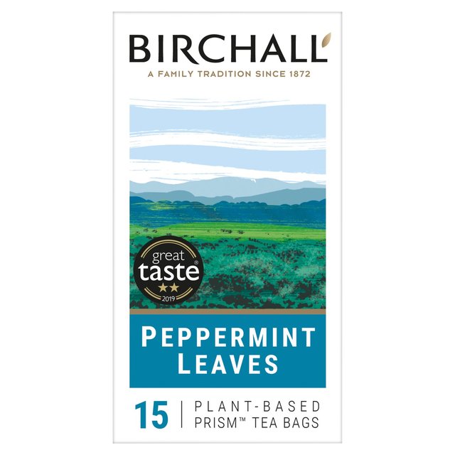 Birchall Peppermint Leaves Tea Bags, 15 Per Pack