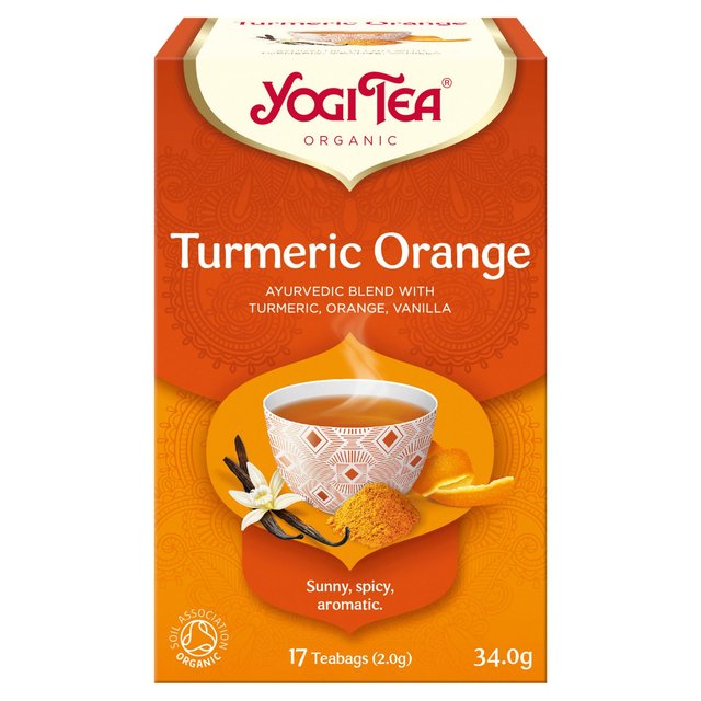 Yogi Tea Organic Turmeric Orange, 17 Per Pack