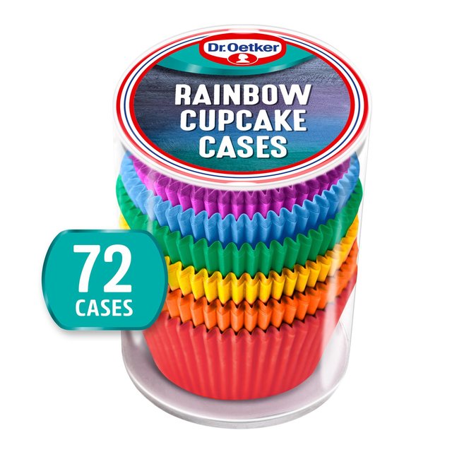 Dr. Oetker Rainbow Cupcake Cases, 70 Per Pack
