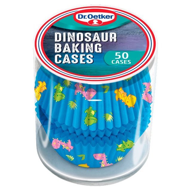Dr. Oetker Dinosaur Cupcake Cases, 50 Per Pack