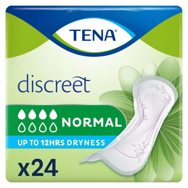 Tena Lady Discreet Normal Incontinence Pads, 24 per Pack