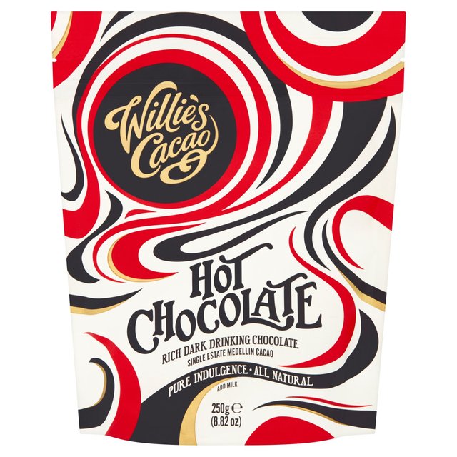 Willies Cacao 52% Medellin Cacao Hot Chocolate Powder, 250g