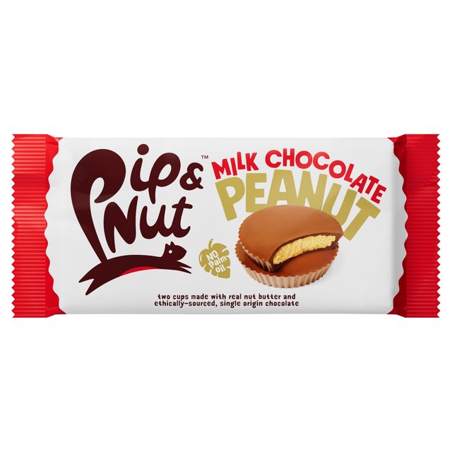 Pip & Nut Milk Chocolate Peanut Butter Cups, 34g