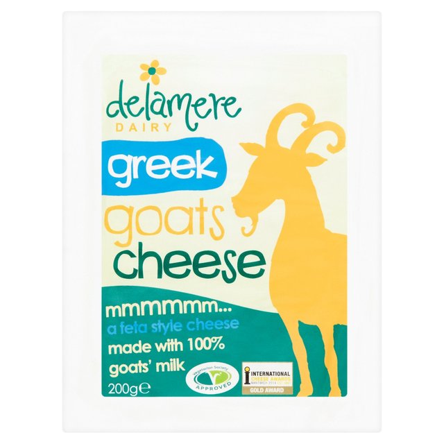 Delamere Dairy Greek Goats Cheese, 200g