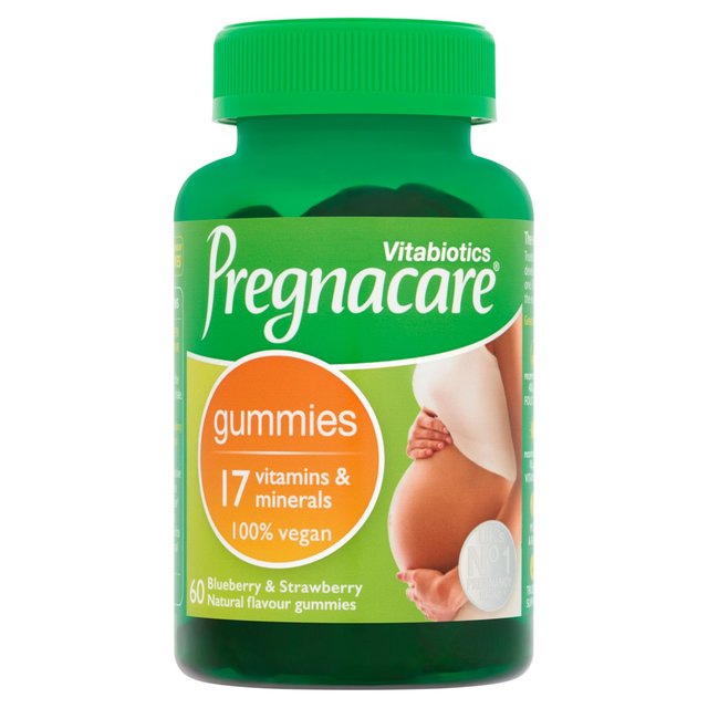 Vitabiotics Pregnacare Vegan Vitamins & Minerals Gummies, 60 Per Pack