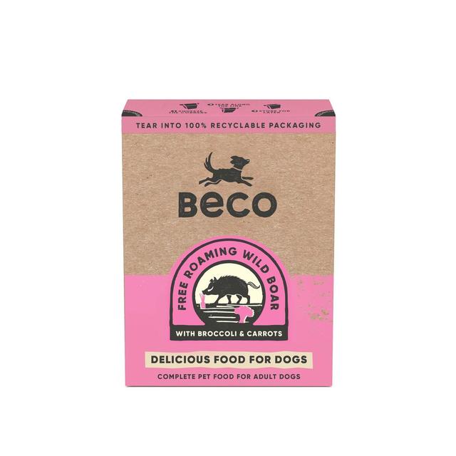 Beco Pets Adult Grain Free Wet Dog Food With Wild Boar & Free Range Chicken, 375g