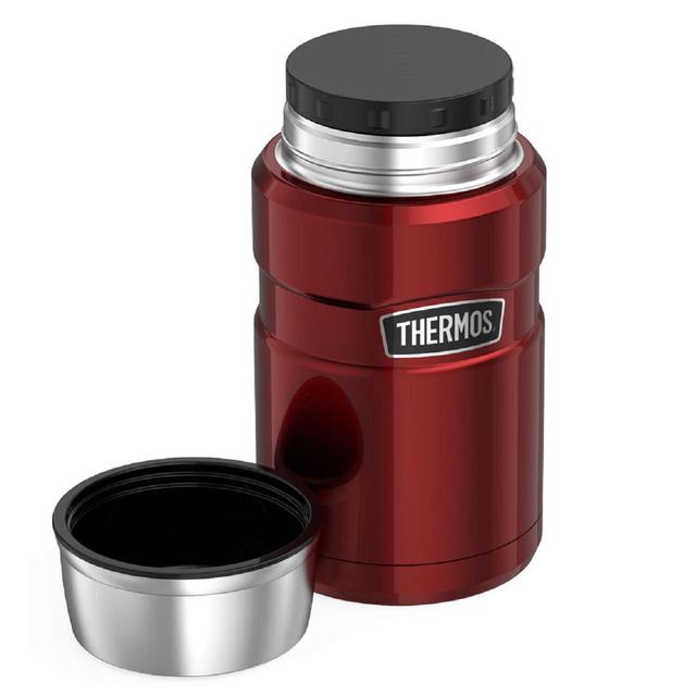 Thermos Stainless King Food Flask, Red 710ml