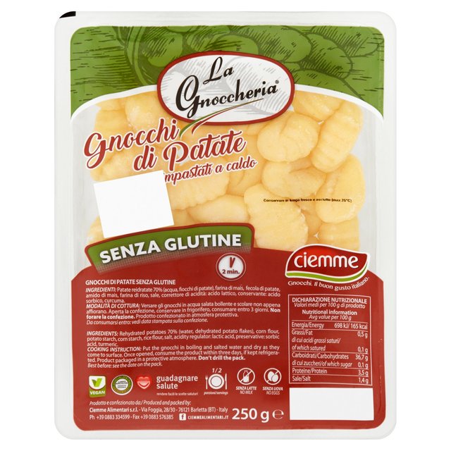 Ciemme La Gnoccheria Gluten Free Gnocchi, 250g