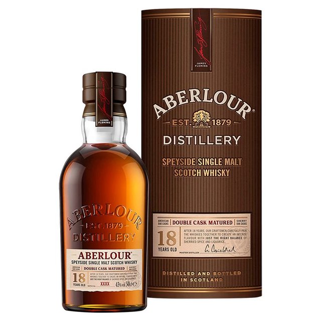 Aberlour 18 Year Old Speyside Single Malt Scotch Whisky, 50cl