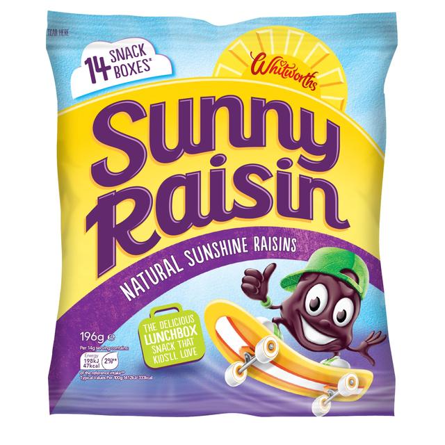 Whitworths Sunny Raisins Kids Snack Pack, 14 x 14g