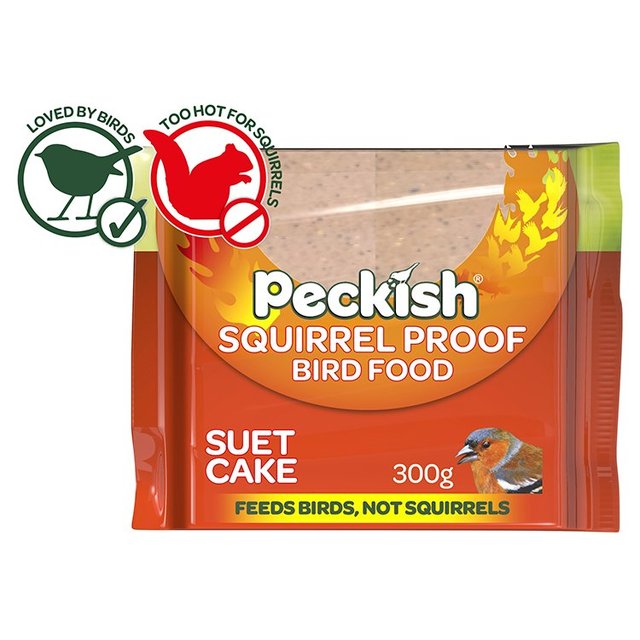 Peckish Squirrel Proof Suet Cake For Wild Birds, One Size