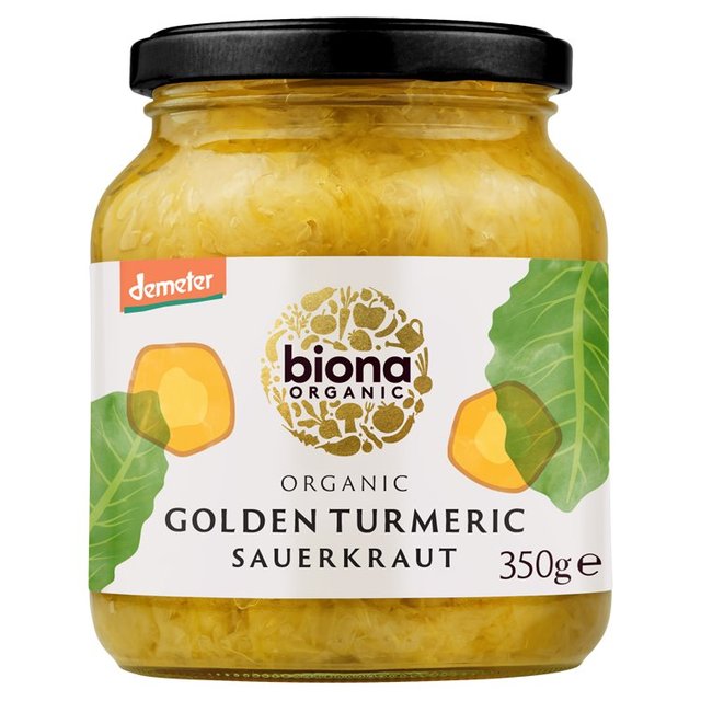 Biona Organic Golden Turmeric Sauerkraut, 350g
