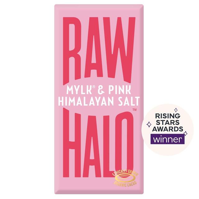 Raw Halo Vegan Mylk & Pink Salt Chocolate Bar, 70g