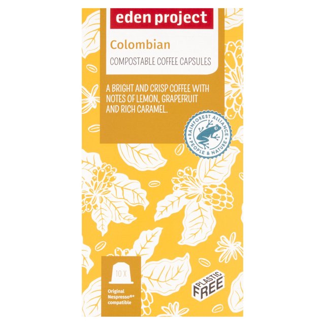 Eden Project Home Compostable Nespresso Capsules, Colombia, 10 Per Pack