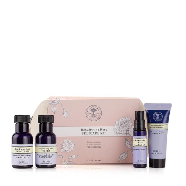 Neal’s Yard Remedies, One Size, Rehydrating Rose Skincare Kit For Normal Skin Types