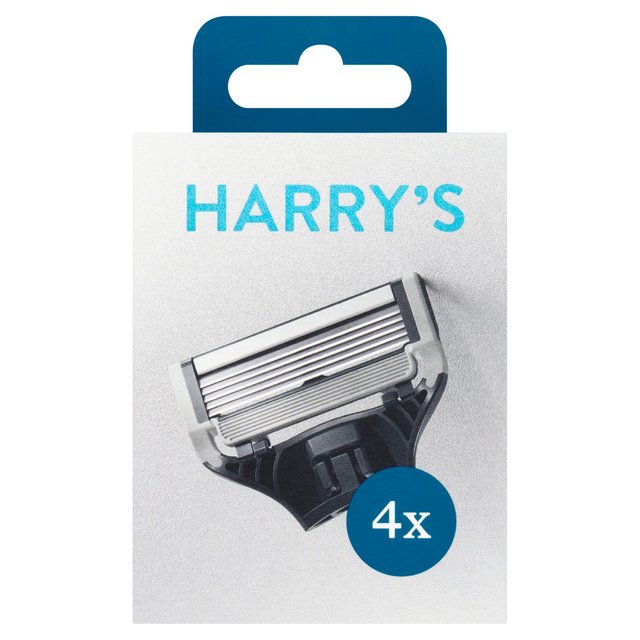 Harry’s Razor Blade Refills, 4 Per Pack