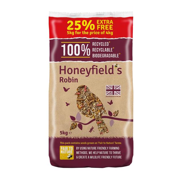 Honeyfield’s Robin Wild Bird Food 25% Extra Free, 5kg