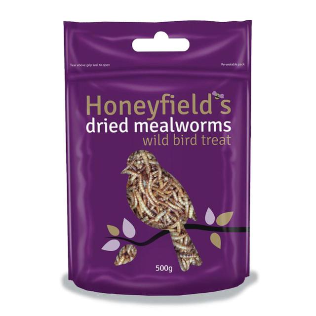 Honeyfield’s Dried Mealworms for Wild Birds, 500g