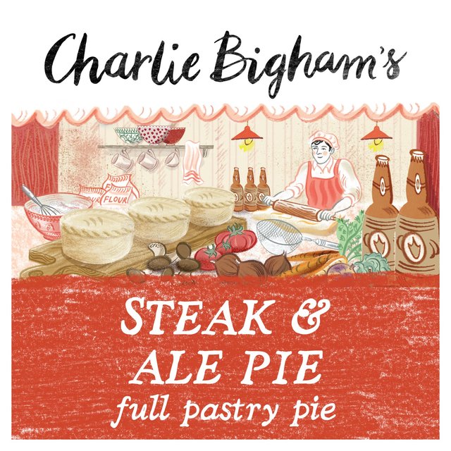 Charlie Bigham’s Steak & Ale Full Pastry Pie, 270g