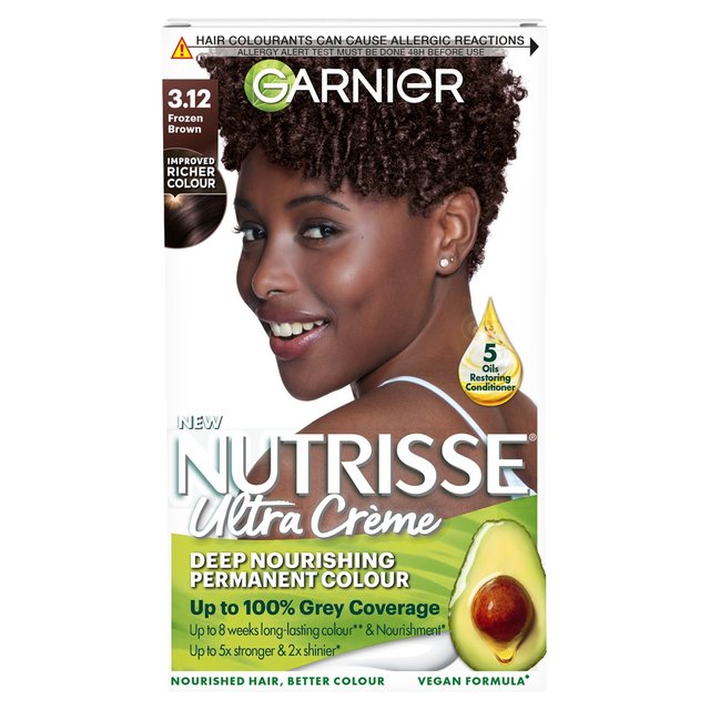 Garnier Nutrisse 3.12 Frozen Brown Permanent Hair Dye