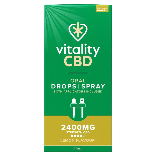 Vitality CBD Lemon Spray 2400mg, 30ml