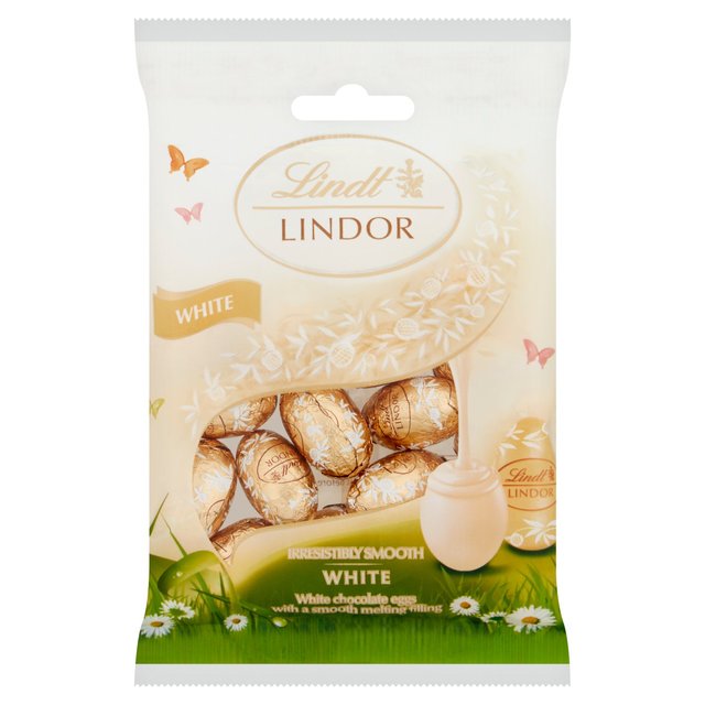 Lindt Lindor Easter White Chocolate Mini Eggs, 80g