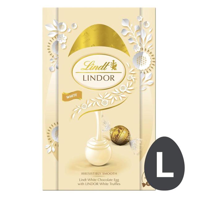 Lindt White Lindor Egg, Size: 260g