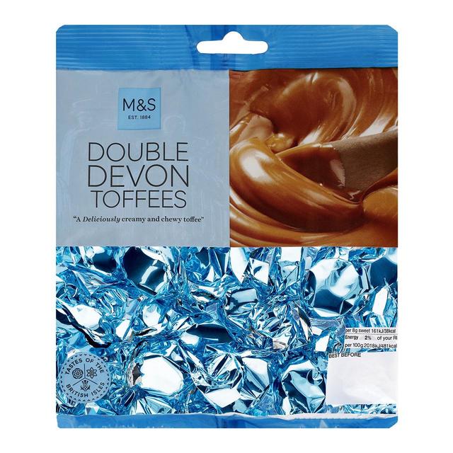M & S Double Devon Toffees, 225g