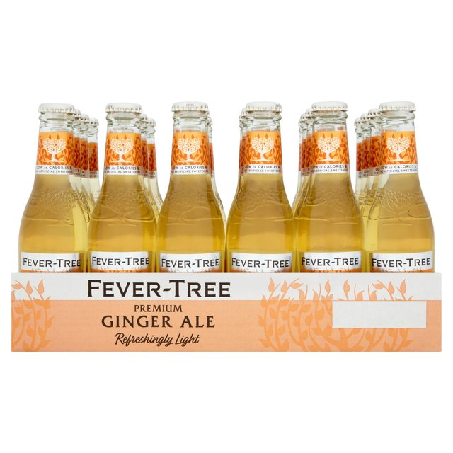 Fever-Tree Refreshingly Light Ginger Ale, 24 x 200ml