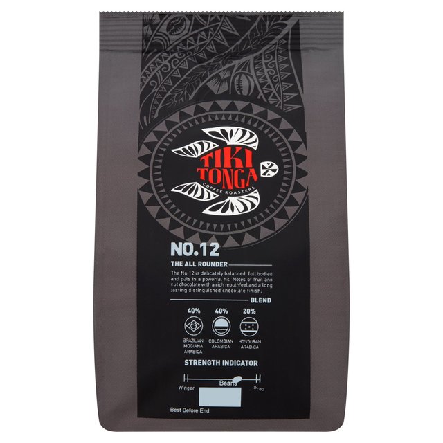 Tiki Tonga Blend No.12 Whole Coffee Beans, 227g