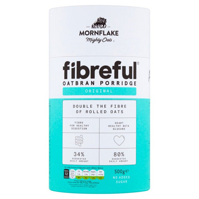 Mornflake Fibreful Oatbran Porridge, 500g