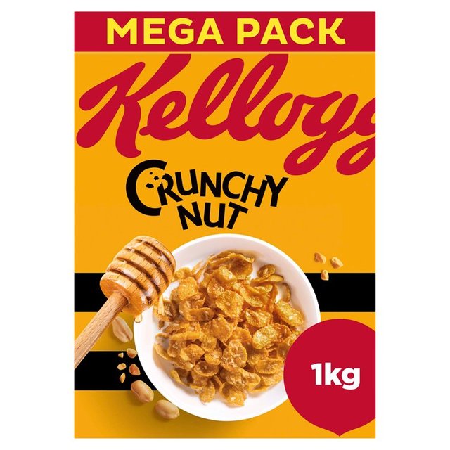 Kellogg’s Crunchy Nut Breakfast Cereal, 1kg